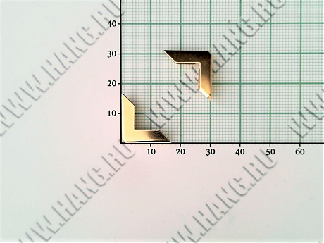 Уголки металл.Gold PS16 (уп-100шт)